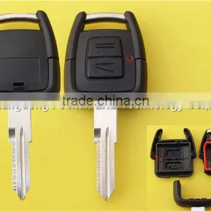2 Buttons Remote Control Case for Opel Car Key Blank With Right Blade thumbnail-1