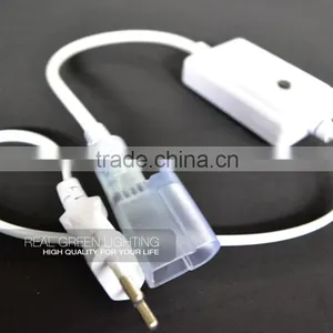 IP65 Outdoor Garden Decoration Green 24V LED Neon Rope Lighting thumbnail-3