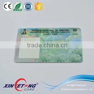 ISO Size 85.5x54mm Hologram Business PVC Card thumbnail-1