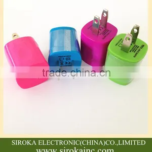 Hot Selling 5V 1A/1.5A US Plug Micro USB Mobile Wall Charger With USB 2.0 for Samsung Smartphone thumbnail-1