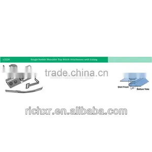 13228 Folder/shoulder Top Stitch Attachment - Single Needle Machine Attachment/sewing Machine Spare Parts thumbnail-1