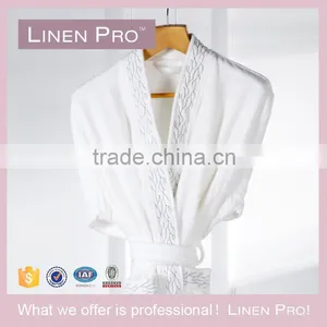 LinenPro Cheap Wholesale Bathrobe Kimono Velour Bath Robe for Women thumbnail-4