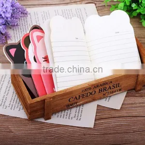 2016 Lovely Mini Cartoon Bear Notebook Message Cheap Paper Memo Pad Notebook thumbnail-6