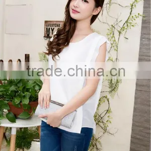 2015 ShangYi Wholesale Cheap Fashion Blank T-shirt/new Model T-shirt for Women, T-shirt Wholesale China thumbnail-1