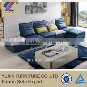 High Gloss Armless Modern Sectional Sofa thumbnail-1