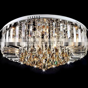 Modern Crystal Ceiling Light Fixtures, European Iron LED Ceiling Lamp For The House thumbnail-1