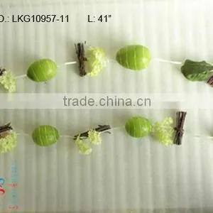 2014 Hot Sale Artificial Polyster 41" Flower& Egg Garland For Christmas And Home Decoration thumbnail-1