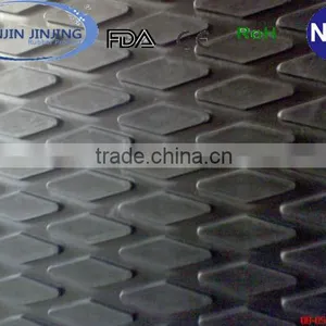 EPDM/KFM/NR/NBR/ SBR/CR/SG Customized Decoration Pattern Skid-proof Rubber Sheet/ thumbnail-1