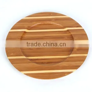 Cheap Bamboo Dinner Plate Round Plate Wooden Plates thumbnail-1