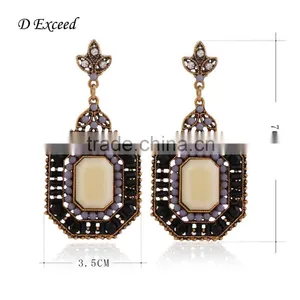 Wholesale Jewelry New Designs Ladies/Women's Ethnic Bohemian Resin Earrings Dangle Earrings thumbnail-5