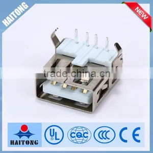 Wenzhou 2.0 USB ATYPE 4P 90 Degree Usb Socket thumbnail-1