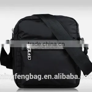 Costom Fashionable Nylon Oxford and Canvas Fabric Cross Strap Single Shoulder Messenger Bag for Men thumbnail-2