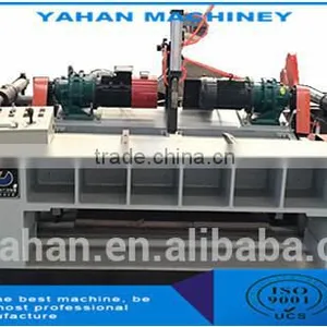 Soft Wood Veneer Peeling Machine / Core Veneer Peeling Machine / Spindless 4 ft Veneer Peeling Machine thumbnail-1