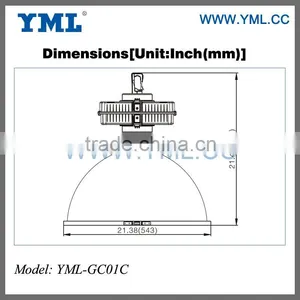 80W Highest Cost Performance Factory Induction Highbay Lighting thumbnail-3