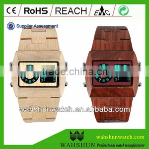 Hot Sale Design Watches Wood Watch Express Fashion Watches Men Gift Item 2016 New Product Digital Watch thumbnail-1