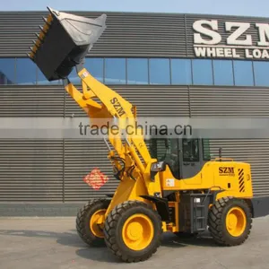 4WD 3 Ton Small Articulating Wheel Loader Compact Loaders With CE thumbnail-1