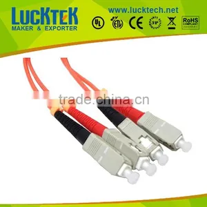 SC to SC Multimode Cheap Fiber Optic Cable, Duplex, 62.5/125, OM1 thumbnail-1