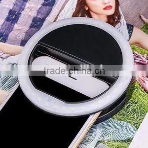 36pcs Bright LEDs Ring LED Selfie Flash Light for Iphone LED Universal Circle Selfie Ring Light For Mobile Phone thumbnail-3