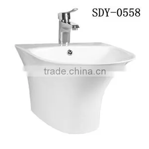 Cheap Bathroom Design Wall Hung Wash Basin Wall Sink Supplier's Choice thumbnail-1