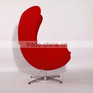 China Manufacturer High Quality Fabric Egg Chair and Ottoman thumbnail-2