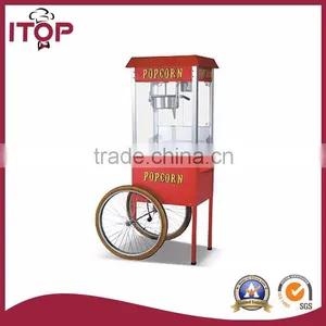 Commercial Automatic Caramel Making Popcorn Machine Price With Wheels thumbnail-1