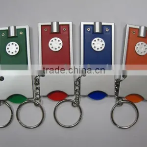 Led Keychain With Euro Coin Holder thumbnail-1