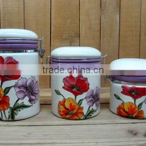 Hand Paint Ceramic Airtight Jar thumbnail-1
