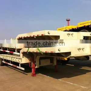 3 Axles Gooseneck Low Bed Semi Trailer / the Cheapest Low Bed Semi Trailers thumbnail-3