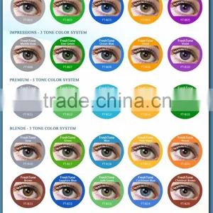 the Most Hot Selling Korean Brand 30 Colors Korea Cosmetic Freshtone Contact Lens thumbnail-2