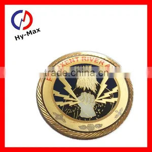 Customized Double Faced Souvenir Metal Coin With a Eagle Pattern thumbnail-1