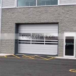 Polyurethane Foam Industrial Steel Panel Sectional Sliding Door thumbnail-6