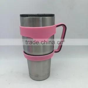 Plastic Handle Holder for 30oz Stainless Steel Double Wall Tumbler Vaccum Plastic Handle Car Cup Holder thumbnail-5