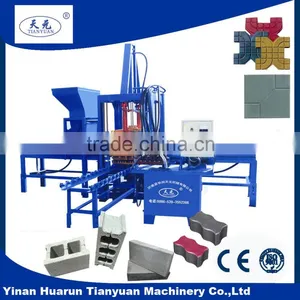 QT3-15 Interlocking Paving Block Machine Price, Cement Hollow Block Moulding Machine thumbnail-1