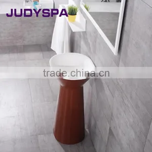 Solid Stone Sink Wash Basin Freestanding BA2022F thumbnail-2