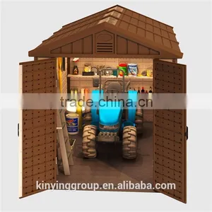 High Quality HDPE Plastic Garden Shed Tool Storage House thumbnail-4
