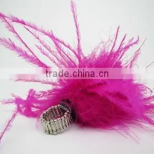 Fashion Natural Feather Rings,2013 New Ring for Women,Party Rings thumbnail-1