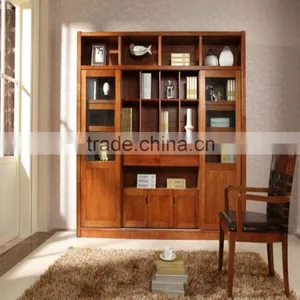 Maple Solid Wood Book Cabinet thumbnail-1