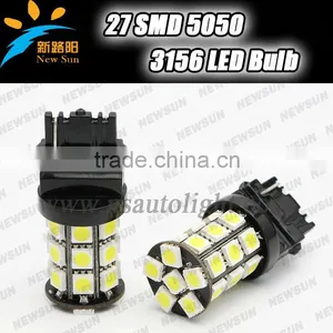 3.6W 3156 Led Bulbs 27 LED Brake Stop Light Bulb, 360 Lighting Beam Amber/Yellow White RED Green Blue Led Running Light 12V 14V thumbnail-1