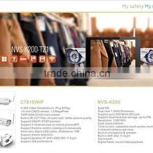Wireless 1.0 Megapixel Hisilicon ip Camera Wireless Ip Camera WIFI Wireless IP Camera thumbnail-6