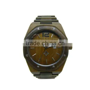 100% Natural Wood Watch Red Sandal Wood Unisex Style Japan Movement Water Proof Natural Wood Watch thumbnail-2