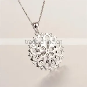 2016 Fashionable Flowers Of Life Design 925 Sterling Silver Pendants thumbnail-4