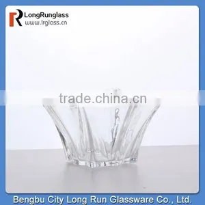 Longrun Hot New Products for 2015 195g High White Glass Material Glass Fruit Plate Wholesale Price thumbnail-1
