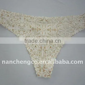 Wholesale Latest Design Pink Sexy Woman Thong thumbnail-1