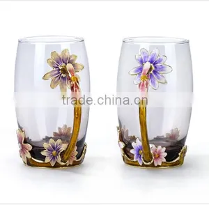 Craft Gift Pewter Handicraft Enamel Water Glass Gift Package Wedding Gift Business Gift thumbnail-3