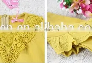 Cotton Lace Baby Smocked Clothing 2015 Autumn Baby Smocked Clothing thumbnail-4