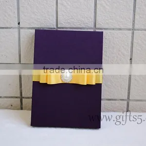 Luxury Elegant Purple Wedding Gift Box Wedding Invitation Box thumbnail-6