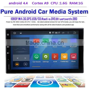 Android 4.4.4 Stereo Unversal Car GPS of 2 DIN 101mm*176mm 7 Inch Navi Radio Headunit Navi Free Map 1024*600 Screen 1.6G CPU thumbnail-2