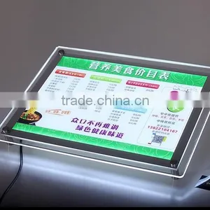 Led Light Acrylic Display Picture Photo Frame thumbnail-1
