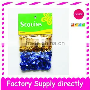 Colored Sequins for Kids DIY Craft, Decorative Sequins, Reversible Sequins thumbnail-1