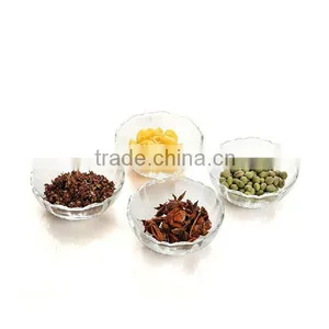 Glass Salad Bowl With Emboss thumbnail-4